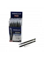 Egonex Pensan Büro ( Siyah ) Tükenmez Kalem ( M-medium & 1.0mm Uç )*50x40