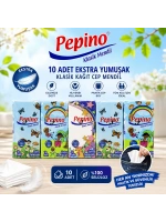 Egonex Pepino ( 10pcs ) Kağıt Cep Mendil*240=k