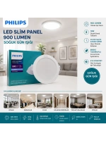 Egonex Phılıps ( 10w ) ( Sıva Altı ) ( Yuvarlak ) Led Slim Panel ( 9000lumen ) ( 20.000 Saat Ömür )*20
