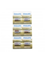Egonex Phılıps ( Alkaline İnce & Aaa & 1.5v ) Pil ( 12pcs= 2li X 6 )*1x24
