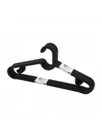 Egonex Pi Home Pi-528 ( 10pcs ) ( Siyah ) ( 2a Slim ) ( Plastik ) Elbise Askısı*36