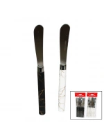 Egonex Pinyu-117 ( 5pcs ) Uzun Kahvaltı Bıçak & Mermer Desen Saplı*20x18