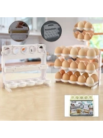 Egonex PLASLİFE KP-174 ( 30 HAZNELİ ) BUZDOLABI YUMURTA ORGANİZERİ 3 KATLI*12=K