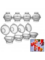Egonex Plastlife Kp-152 ( 4lü Top ) Küre Buz Kalıp Sızdırmaz Plastik Buzluk*48=k