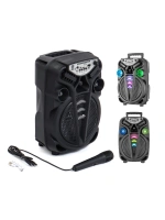 Egonex Platoon Pl-4681 Ao-835-832 Karaoke ( Mikrofonlu ) Wireless Hoparlör & Speaker ( Işıklı ) ( Usb Şarjlı ) ( Dc 5v & Tf & Aux ) ( 8 Inch )*10