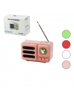 Egonex Platoon Pl-4708 (wireless) Hoparlör & Speaker & Radyo (ışıklı) (usb Şarjlı) (renkli Kasa & Bronz Çerçeve)(usb & Dc 5v & Tf)*60
