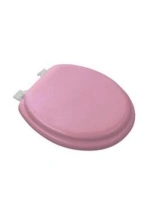 Egonex Poly Et-013 Pembe Yumuşak Klozet Kapak Büyük Puf*17