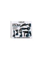 Egonex Profesyonel Asr-1111 ( 6pcs ) ( Usta Elektrikli Alet Seti ) ( Şarjlı=21v) ( Spral Taşlama & Hilti & Bağ Makas & Somun Sökme & Darbeli Vidalama & Budama Testere ) Plastik Çantal*1