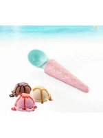 Egonex Qlux L-00613 ( Renkli Plastik ) Dondurma & Kornet Kaşık*24x2