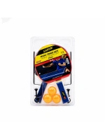 Egonex Şahin Tools Şht-361 ( Masa Tenisi ) ( Fileli ) Pinpon  Raket Seti ( 2pcs Raket & 3pcs Top & 1pcs File - Ayak )*50