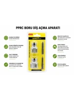 Egonex Şahin Tools Şht-421 ( 2pcs ) ( Pprc ) ( Boru Diş Açma ) Matkap Uç Aparat*100