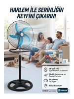 Egonex Sanayi Tipi 18inç Duvar-Masa Ayaklı Vnatilatör 90W