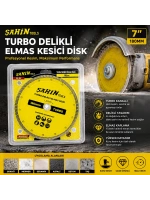 Egonex Şht-007 ( 7 & 180mm ) Mermer Kesici Disk ( Spral Taşı )*100