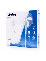 Egonex Sinbo Sf-6789 ( Beyaz ) ( 5 Pervane & 16 ) ( Ev & Ofis ) ( Kompakt & Sessiz & Üç Kademe) ( 140cm Yükseklik ) Ayaklı Vantilatör*1