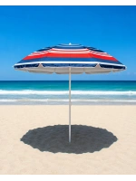 Egonex Skybelt Sky-121 ( 170cm Saplı ) ( Çap: 155cm ) ( Düz - Karışık Renk ) Plaj Şemsiyesi ( 8 Telli & Fıberglass ) ( Polyester Kumaş )*24=k