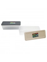 Egonex Softchef-00985 Fresh Box ( Derin & 2470ml ) Plastik Şeffaf Saklama Kabı ( Renkli Kapak )*24=k