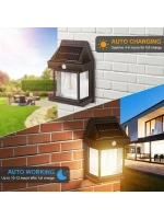 Egonex Solar Şarjlı Duvar Aplik Lambası Sensorlu Eg-111