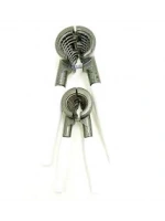Egonex Star-927 ( 2pcs Set ) Metal Fındık & Ceviz Kıracak Beyaz Saplı*40