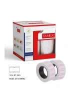 Egonex Tanex Beyaz Fiyat Etiketi 12x21mm*24x24