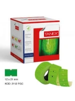 Egonex Tanex Yeşil Fiyat Etiketi 12x21mm*24x24