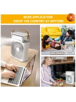 Egonex Taşınabilir Vantilatör Su Soğutmalı Masaüstü Usb Fan