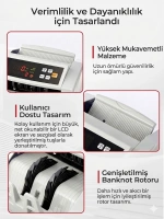Egonex TL, USD, EUR Kaışık Para Sayma Makinesi Geçersiz Para Tespit Özellikli