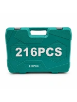 Egonex Tools Man ( 216pcs ) Lokma Seti ( Lokma & Soket & Bits Adaptör & 3ad.cırcır Kolu ) ( Plastik Çantalı )*4