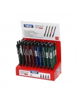 Egonex TRİX CLASS T-480 ( 2B/0.7MM ) VERSATİL UÇLU KALEM RENKLİ ( KAUÇUK TUMA & UZUN SİLGİ )*40X18