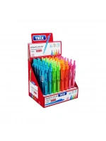 Egonex TRİX T-460 ( 2B/0.7MM ) VERSATİL UÇLU KALEM RENKLİ ( ŞEFFAF GÖVDE & UZUN SİLGİ )*48X30