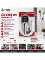 Egonex Tudor Tdr-253 Milano ( Vakumlu & Silikon ) Lüks Duş Seti (duş Başlık=mix) (silikon Hortum=1.5mt) (mafsal=3 Kademe)*50