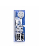 Egonex Tudor Tdr-256 ( Vakumlu & Krom ) Lux Sürgülü Duş Seti*25