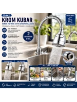 Egonex Tudor Tdr-310 ( C  ) ( Krom ) ( Topaç ) ( Poşetli ) ( Yaylı Borulu ) Kubar & Mutfak Batarya Ucu*50