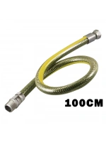 Egonex Turconn ( 100cm ) ( Doğalgaz Hortumu ) Flex Çelik Örgülü*50