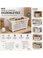Egonex Urve Ur-3566 Compıle Maxi Çok Amaçlı Organizer Sepet ( 13lt )*12=k