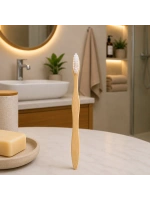 Egonex Wenken Ur-3683 ( Ahşap & Bambu ) ( Naturel & Klasik ) Diş Fırçası*60