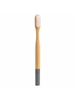 Egonex Wenken Ur-3684 ( Ahşap & Bambu ) ( Gri Sap ) Diş Fırçası*60