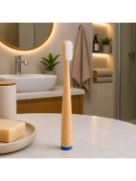 Egonex Wenken Ur-3685 ( Ahşap & Bambu ) ( Mavi Sap & Ayaklı ) Diş Fırçası*60