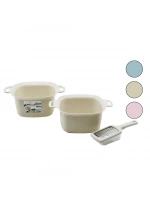 Egonex Wish Home Wh-51300 ( 2pcs ) Süzgeçli Kulplu Kase ( 4lt ) & Hazneli Rende Set*12=k