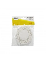 Egonex Yakut-11053 ( 4 ) ( 50pcs ) ( Dantelli Kağıt ) Bardak Altı Örtüsü ( Çap:10cm )*12x40