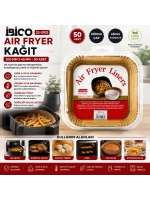 Egonex Yeni İbico İ22-463 Air Fryer 500pcs Kağıt*100