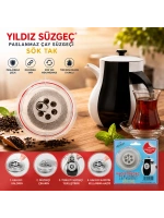 Egonex Yıldız Sök Tak Çay Süzgeç*50x20