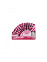 Elit Aksesuar ( 24pcs ) Siyah Topuzlu Tel Toka ( Yelpaze Kartlı )*12x140