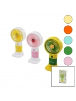 Emka-5592 (usb Şarjlı) Mini El Fanı (çap:7.5cm & Y:15cm) (sabit Başlık) (3 Kademe Hız) (telefonluklu Masa Üstü Ayak Aparat)*144