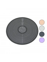 Enfa Enf-998 ( Yuvarlak ) ( Çap: 45cm ) ( Renkli Silikon ) Hamur Matı ( Ölçek Çizimli ) ( 190gr )*100