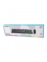 Everest Lunımax Km-198 ( Siyah Gökkuşağı Işıklı ) ( Usb Kablolu ) Oyuncu Klavye & Mouse Set*20