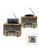 Everton Rt-849 Bt (solar Panelli & Usb Şarjlı) (bluetooth) ( İbreli ) Fm Radyo (mp3 Usb & Tf Player) (4v Out & 5v In)*30