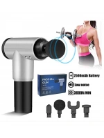 Fascial Gun Rh-320 6 Kademe Hız Ayarlı, 4 Parça Başlıklı, Usb Şarjlı, Masaj Tabanca Aleti