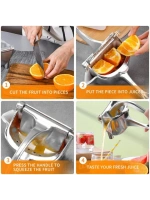Fruit Press Alüminyum Meyve Sıkıcağı Manuel Meyve Suyu Sıkacağı Aluminyum