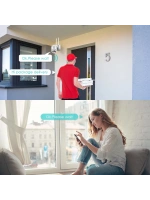 Full Hd 1080p Ip66 Wifi Akıllı Haraket Sensörlü Takip 4x Zoom Su Geçirmez Ip Kamera