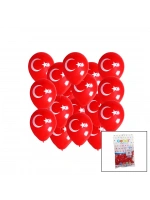 Gemar-gd90 Bayraklı Balon #045 ( 10 & 26cm & 100pcs )*1x100